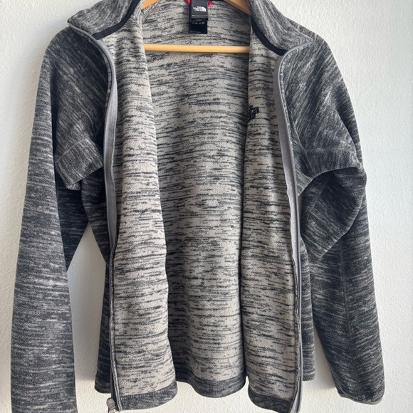 The North Face Polartec Gray Fleece Full Zip Long Sleeve Fall Jacket Size Medium - Picture 12 of 13